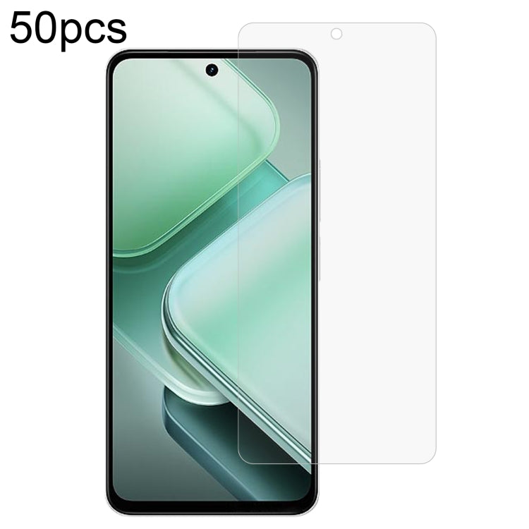 50pcs 0.26mm 9H 2.5D Tempered Glass Film