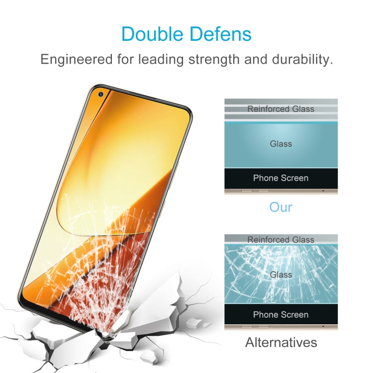 10pcs 0.26mm 9H 2.5D Tempered Glass Film, For Realme 11 (10 PCS)