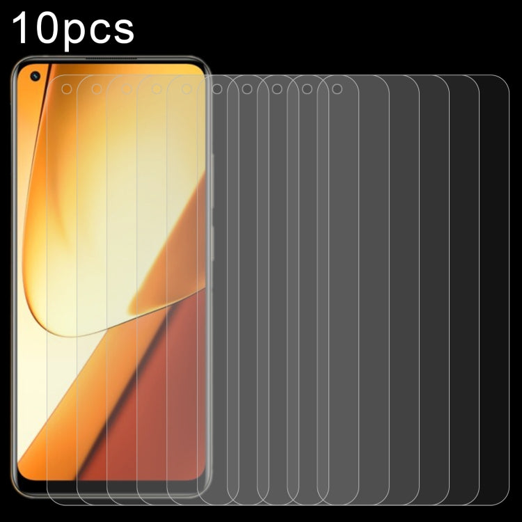 10pcs 0.26mm 9H 2.5D Tempered Glass Film, For Realme 12 / C75, For Realme C65s, For Realme Narzo 70 / Narzo 70 Turbo, For Realme Narzo 70x / 13, For Realme C67 4G / 12 Lite, For Realme P1, For Realme Narzo 70 Pro, For Realme V50s, For Realme V50