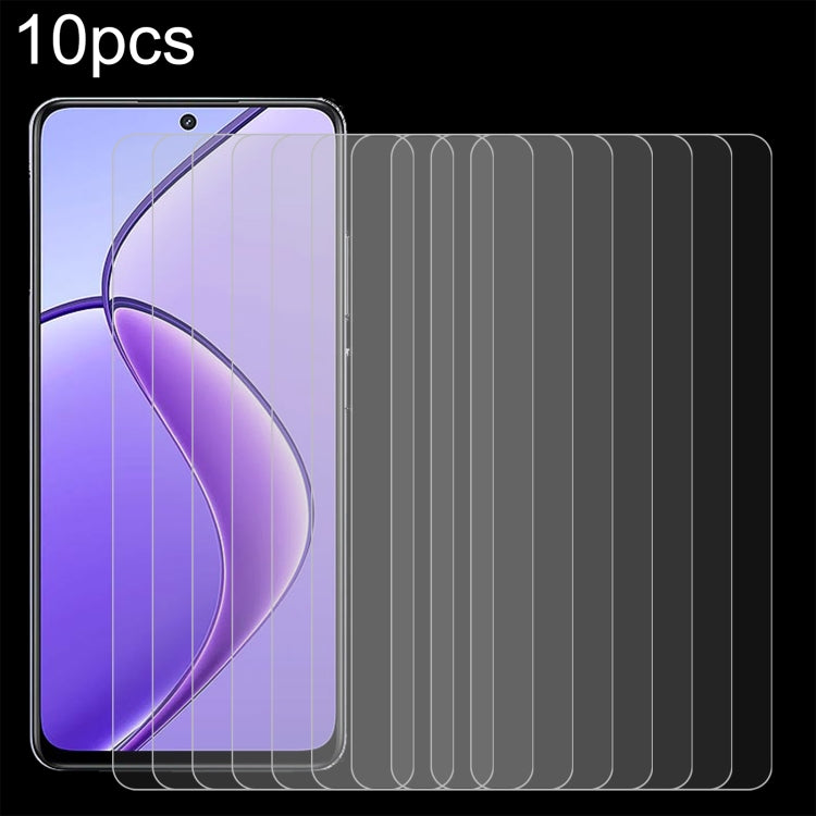 10pcs 0.26mm 9H 2.5D Tempered Glass Film, For Realme 12 / C75, For Realme C65s, For Realme Narzo 70 / Narzo 70 Turbo, For Realme Narzo 70x / 13, For Realme C67 4G / 12 Lite, For Realme P1, For Realme Narzo 70 Pro, For Realme V50s, For Realme V50