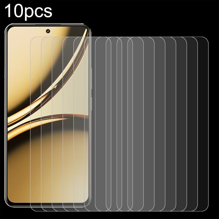 10pcs 0.26mm 9H 2.5D Tempered Glass Film, For Realme 12 / C75, For Realme C65s, For Realme Narzo 70 / Narzo 70 Turbo, For Realme Narzo 70x / 13, For Realme C67 4G / 12 Lite, For Realme P1, For Realme Narzo 70 Pro, For Realme V50s, For Realme V50