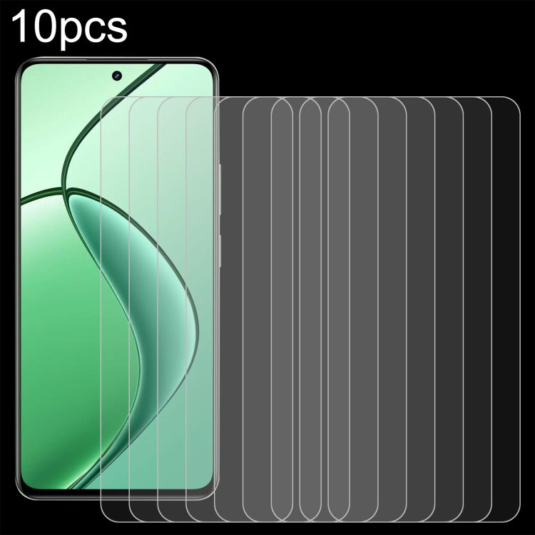 10pcs 0.26mm 9H 2.5D Tempered Glass Film, For Realme 12 / C75, For Realme C65s, For Realme Narzo 70 / Narzo 70 Turbo, For Realme Narzo 70x / 13, For Realme C67 4G / 12 Lite, For Realme P1, For Realme Narzo 70 Pro, For Realme V50s, For Realme V50