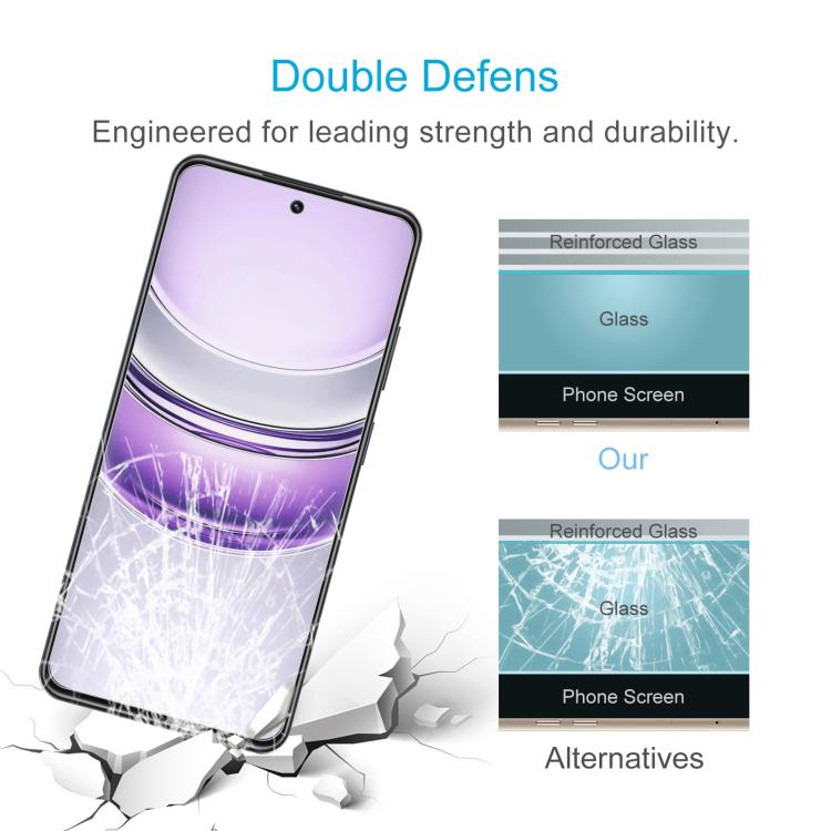 10pcs 0.26mm 9H 2.5D Tempered Glass Film, For Realme V70, For Realme P3 5G, For Realme 14 Pro Lite, For Realme C75x, For Realme Neo7x, For Realme Neo7 SE, For Realme 14x India, For Realme 12 / C75, For Realme C65s, For Realme Narzo 70 / Narzo 70 Turbo ...