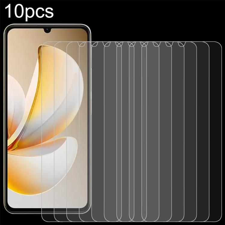 10pcs 0.26mm 9H 2.5D Tempered Glass Film