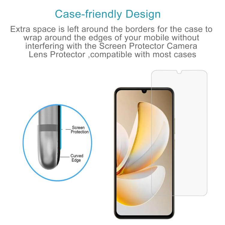 10pcs 0.26mm 9H 2.5D Tempered Glass Film