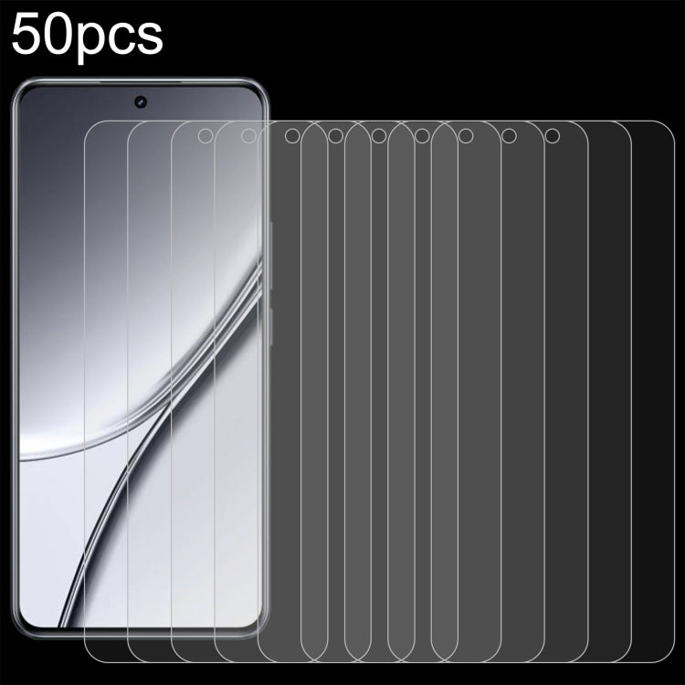 50pcs 0.26mm 9H 2.5D Tempered Glass Film, For Realme 12 / C75, For Realme C65s, For Realme Narzo 70 / Narzo 70 Turbo, For Realme Narzo 70x / 13, For Realme C67 4G / 12 Lite, For Realme P1, For Realme Narzo 70 Pro, For Realme V50s, For Realme V50