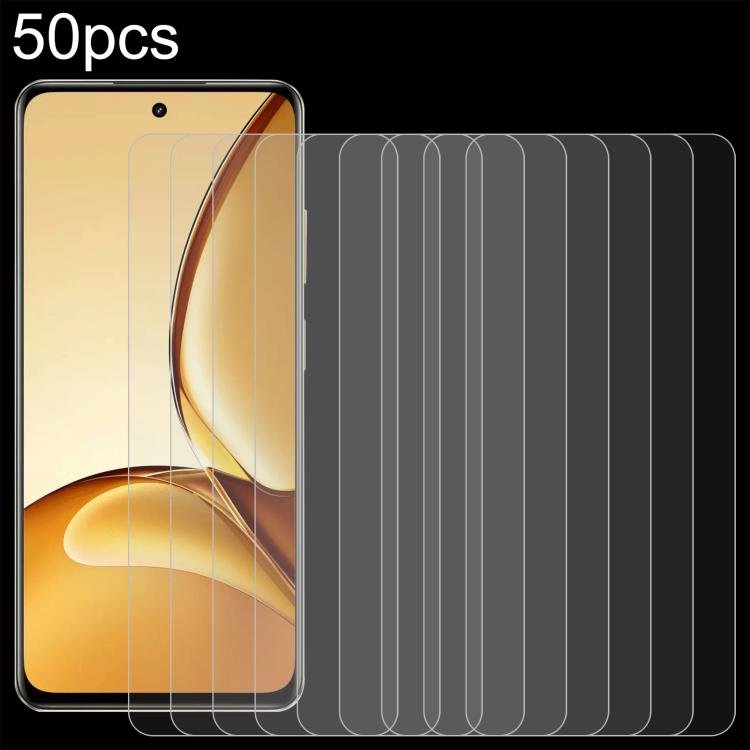 50pcs 0.26mm 9H 2.5D Tempered Glass Film