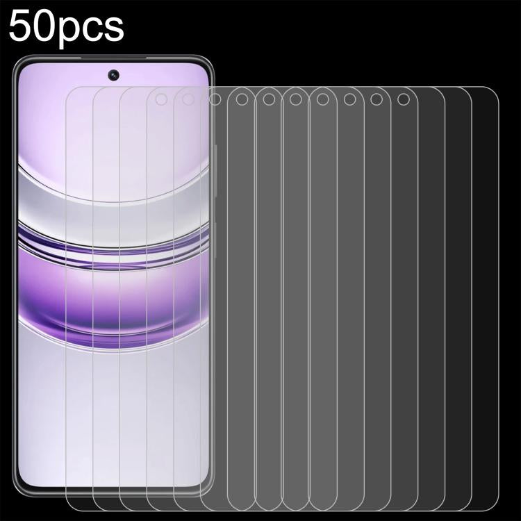 50pcs 0.26mm 9H 2.5D Tempered Glass Film