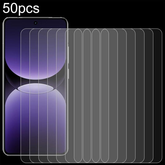 50pcs 0.26mm 9H 2.5D Tempered Glass Film, For Realme GT7, For Realme Narzo 80 Pro, For Realme P3x / Narzo 80x, For Realme 14T 5G, For Realme V70, For Realme P3 5G, For Realme 14 Pro Lite, For Realme C75x, For Realme Neo7x, For Realme Neo7 SE�����������...