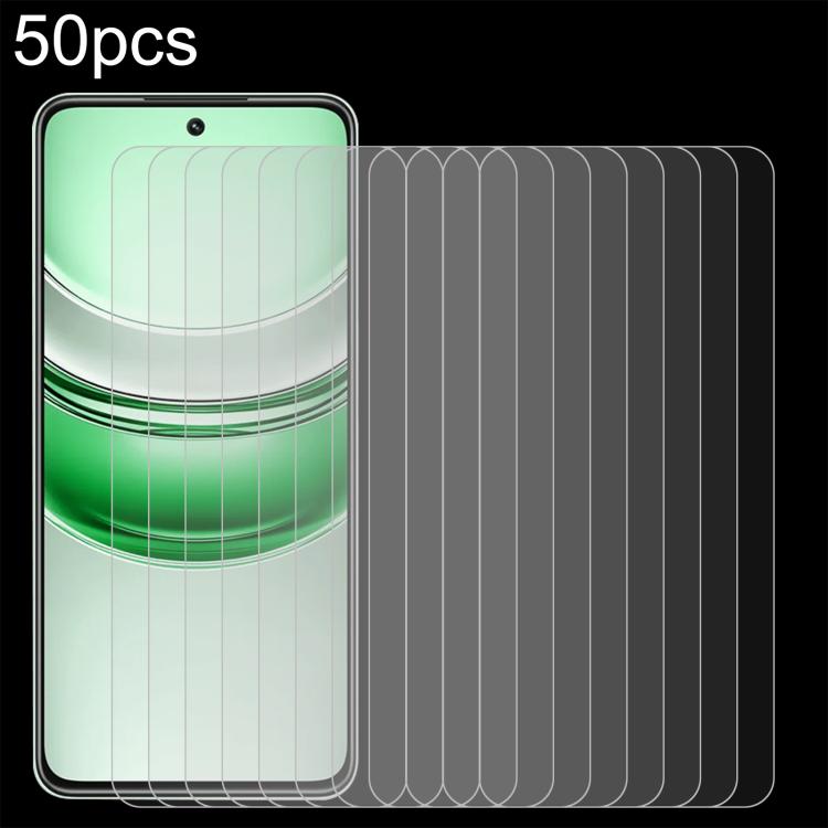 50pcs 0.26mm 9H 2.5D Tempered Glass Film