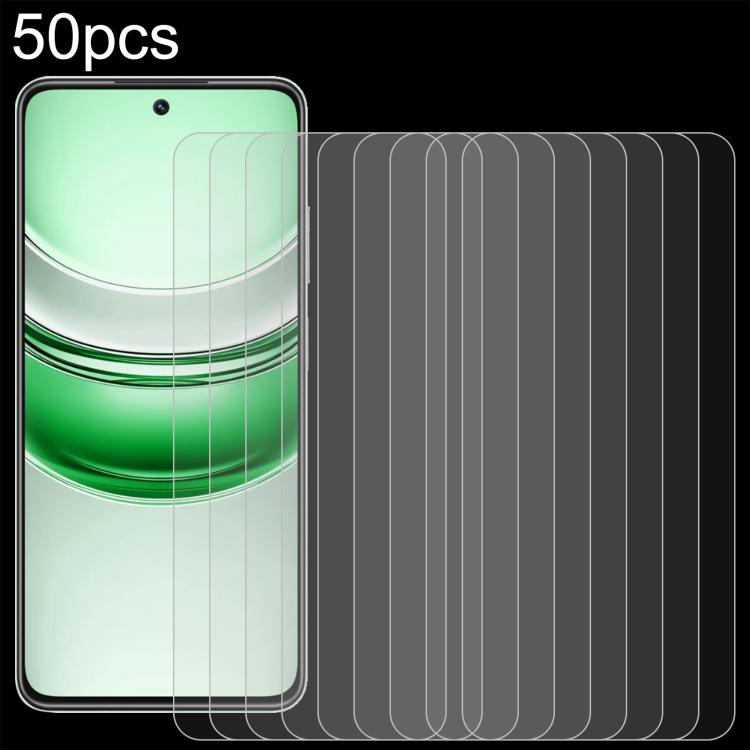 50pcs 0.26mm 9H 2.5D Tempered Glass Film