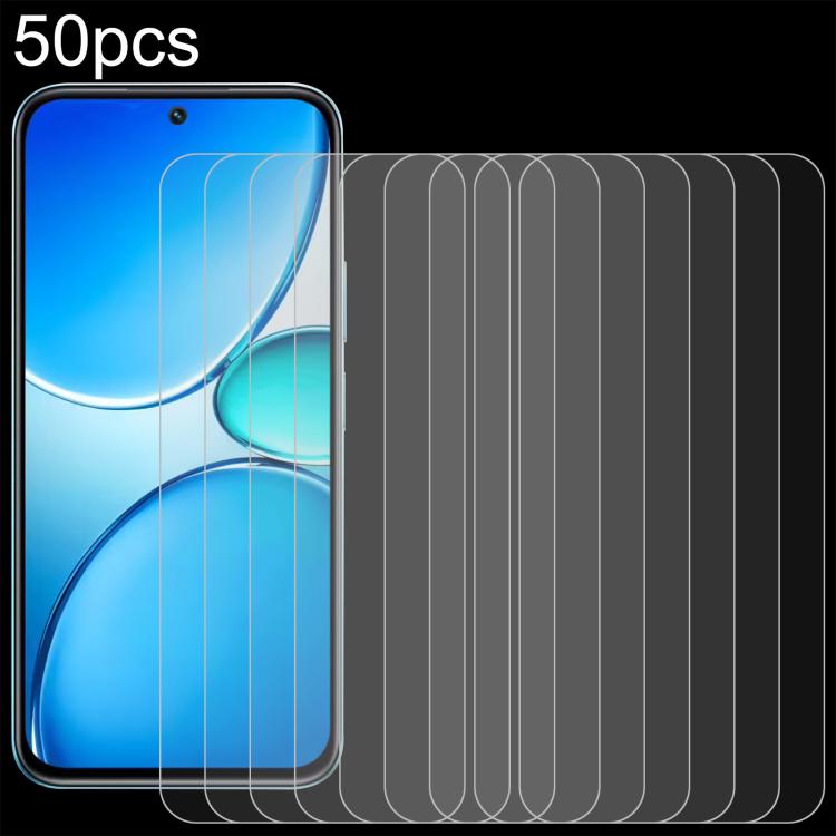 50pcs 0.26mm 9H 2.5D Tempered Glass Film