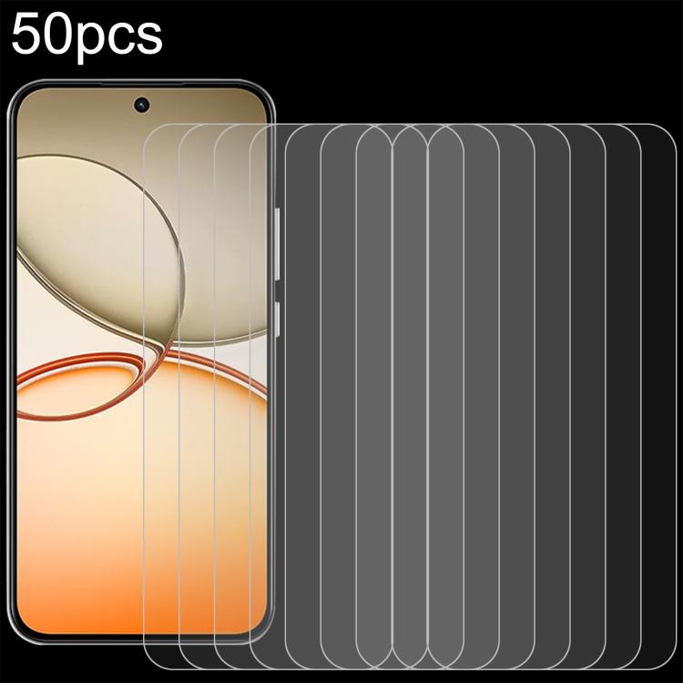 50pcs 0.26mm 9H 2.5D Tempered Glass Film, For Realme Narzo 90 5G, For Realme Narzo 90X 5G, For Realme P4x 5G, For Realme Note 70 4G, For Realme 15x 5G India, For Realme C85 5G, For Realme C85 Pro 4G, For Realme P4 5G, For Realme 15T 5G                 ...