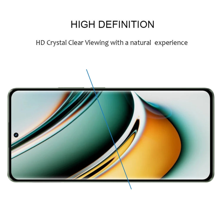 3D Curved Edge Full Screen Tempered Glass Film, For Realme 11 Pro (1pc)