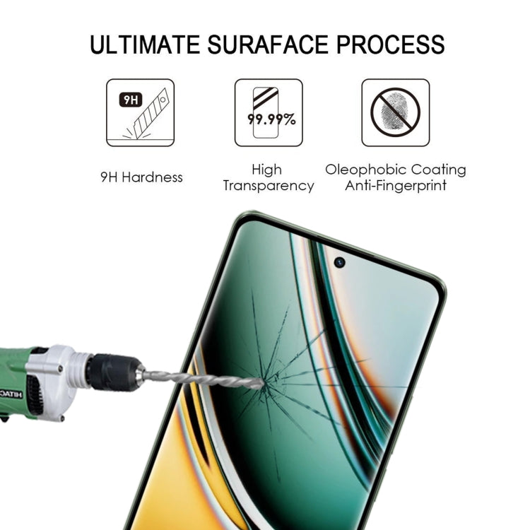 3D Curved Edge Full Screen Tempered Glass Film, For Realme 11 Pro (1pc)