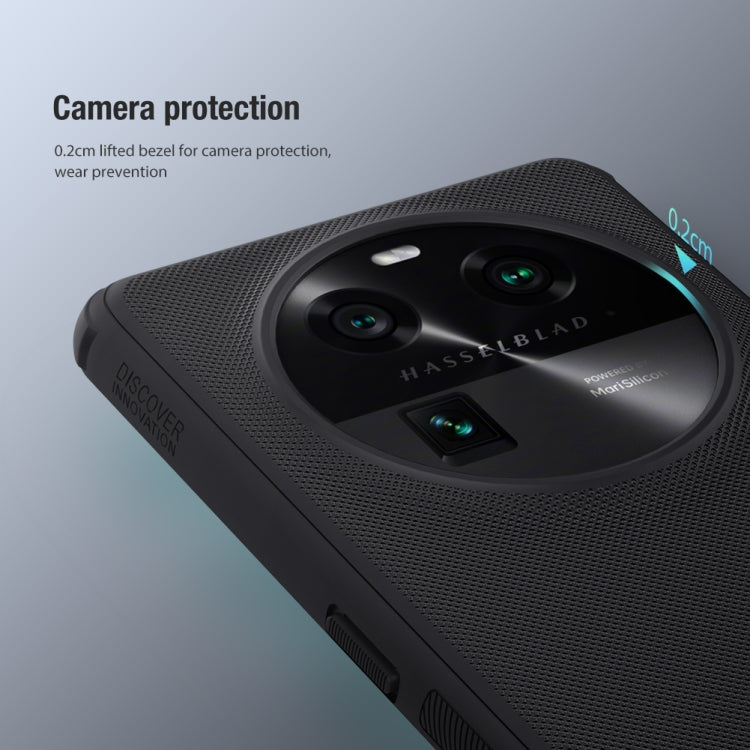 NILLKIN Frosted Shield Pro PC + TPU Phone Case, For OPPO Find X6