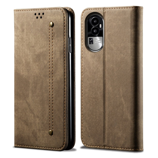 Denim Texture Casual Style Horizontal Flip Leather Case, For OPPO Reno10 Global / Reno10 Pro Global, For OPPO Find X6, For OPPO Find X6 Pro