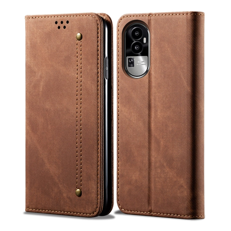 Denim Texture Casual Style Horizontal Flip Leather Case, For OPPO Reno10 Global / Reno10 Pro Global, For OPPO Find X6, For OPPO Find X6 Pro