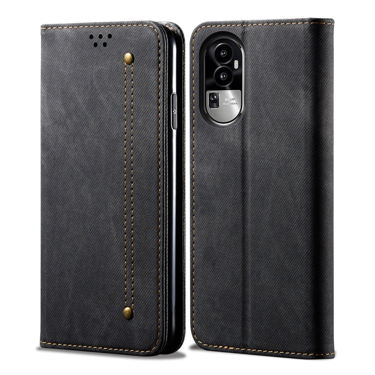 Denim Texture Casual Style Horizontal Flip Leather Case, For OPPO Reno10 Global / Reno10 Pro Global, For OPPO Find X6, For OPPO Find X6 Pro