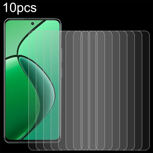 10pcs 0.26mm 9H 2.5D Tempered Glass Film, For Realme 13 4G / 13+ / C63 5G / 14x, For Realme Neo7, For Realme P1 Speed, For Realme C61 / C61 India / Note 60, For Realme 12+ / 12X / Narzo N65 / 12 4G, For Realme Narzo N61