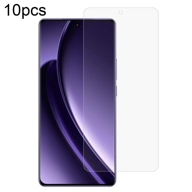 10pcs 0.26mm 9H 2.5D Tempered Glass Film, For Realme 13 4G / 13+ / C63 5G / 14x, For Realme Neo7, For Realme P1 Speed, For Realme C61 / C61 India / Note 60, For Realme 12+ / 12X / Narzo N65 / 12 4G, For Realme Narzo N61