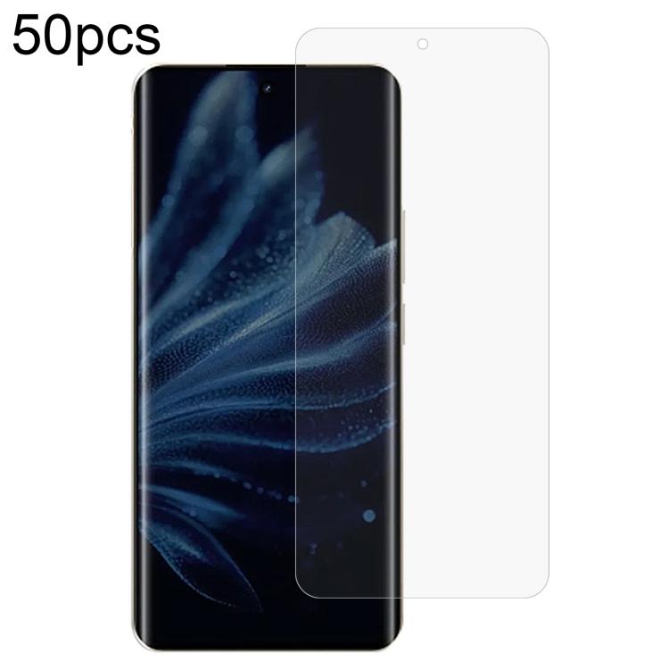 50pcs 0.26mm 9H 2.5D Tempered Glass Film, For Realme 13 4G / 13+ / C63 5G / 14x, For Realme Neo7, For Realme P1 Speed, For Realme C61 / C61 India / Note 60, For Realme 12+ / 12X / Narzo N65/12 4G, For Realme Narzo N61