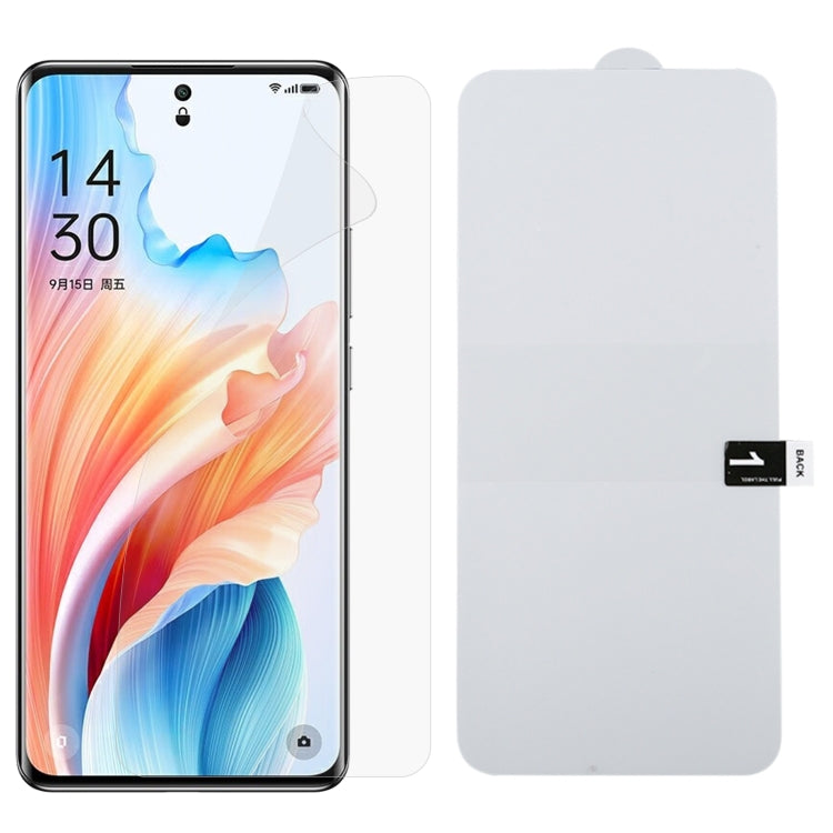 Full Screen Protector Explosion-proof Hydrogel Film, For OPPO A5 Pro, For OPPO Reno11 PJH110, For OPPO Reno12 Pro, For OPPO Reno12, For OPPO Find X7, For OPPO Reno11 Global, For OPPO Reno11 Pro Global, For OPPO Find X7 Ultra, For OPPO A2, For OPPO A2 Pro