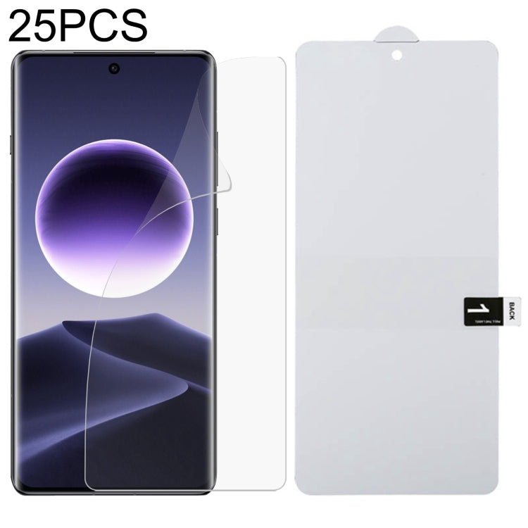 25pcs Full Screen Protector Explosion-proof Hydrogel Film, For OPPO A5 Pro, For OPPO Reno11 PJH110, For OPPO Reno11 Global, For OPPO Reno12 Pro, For OPPO Reno12, For OPPO Find X7, For OPPO Reno11 Pro Global, For OPPO Find X7 Ultra, For OPPO A2