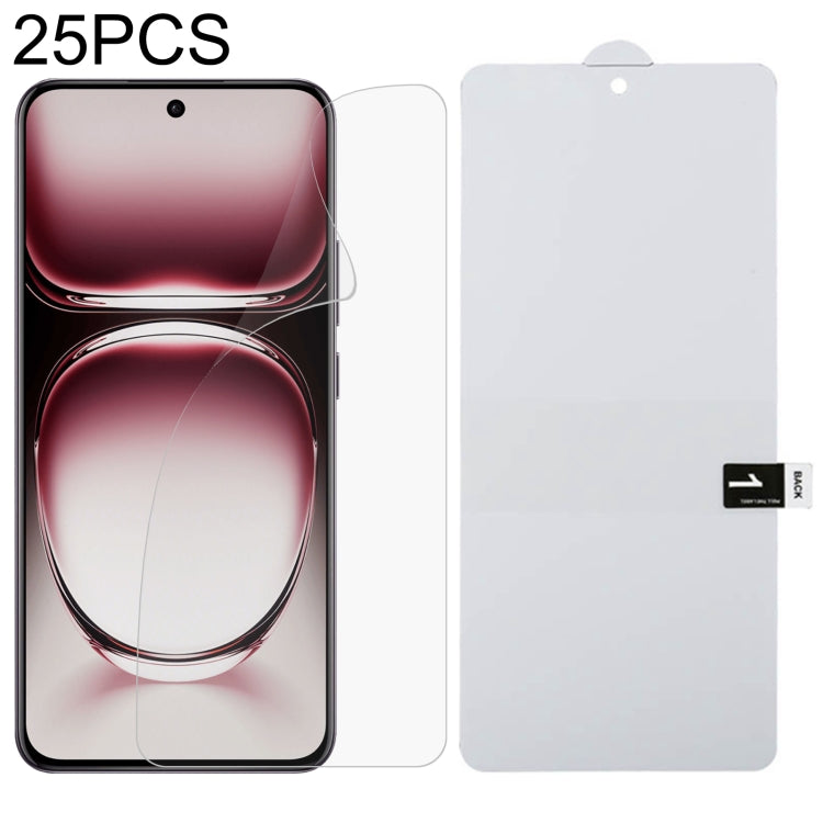 25pcs Full Screen Protector Explosion-proof Hydrogel Film, For OPPO A5 Pro, For OPPO Reno11 PJH110, For OPPO Reno11 Global, For OPPO Reno12 Pro, For OPPO Reno12, For OPPO Find X7, For OPPO Reno11 Pro Global, For OPPO Find X7 Ultra , For OPPO A2