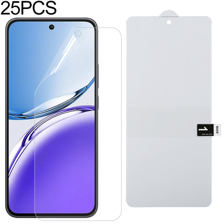 25pcs Full Screen Protector Explosion-proof Hydrogel Film, For OPPO A5 Pro, For OPPO Reno11 PJH110, For OPPO Reno11 Global, For OPPO Reno12 Pro, For OPPO Reno12, For OPPO Find X7, For OPPO Reno11 Pro Global, For OPPO Find X7 Ultra, For OPPO A2