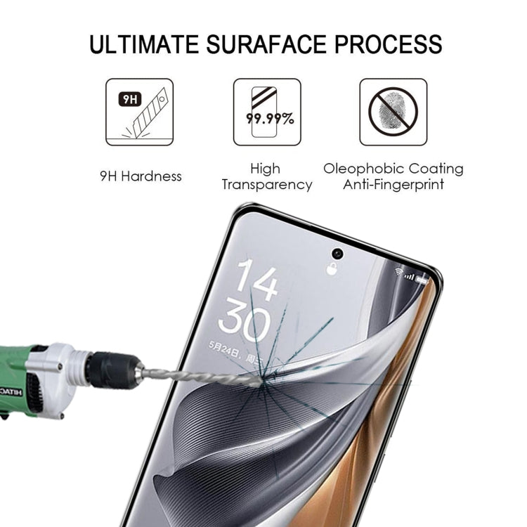 3D Curved Edge Full Screen Tempered Glass Film, For OPPO Reno10 China (1 PC), For OPPO Reno10 Pro China / Reno10 Pro+ (1 PC)