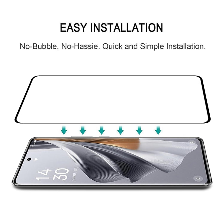 3D Curved Edge Full Screen Tempered Glass Film, For OPPO Reno10 China (1 PC), For OPPO Reno10 Pro China / Reno10 Pro+ (1 PC)