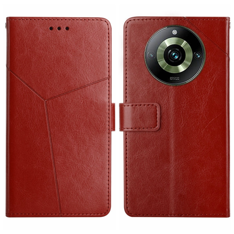 HT01 Y-shaped Pattern Flip Leather Phone Case