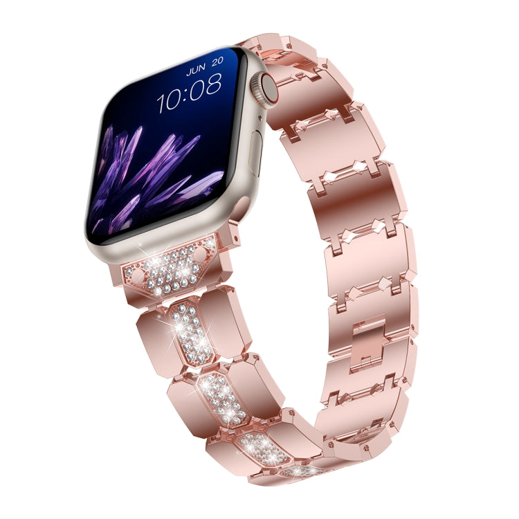 Diamond Metal Watch Band, For Apple Watch 3 42mm, For Apple Watch 2 42mm, For Apple Watch 2 38mm