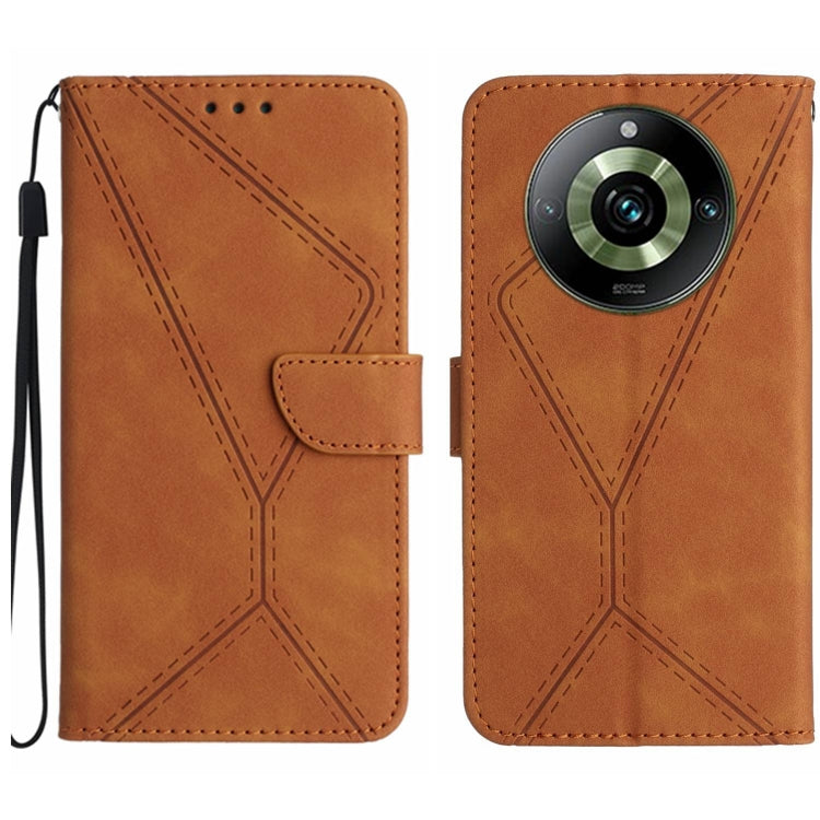 Stitching Embossed Leather Phone Case