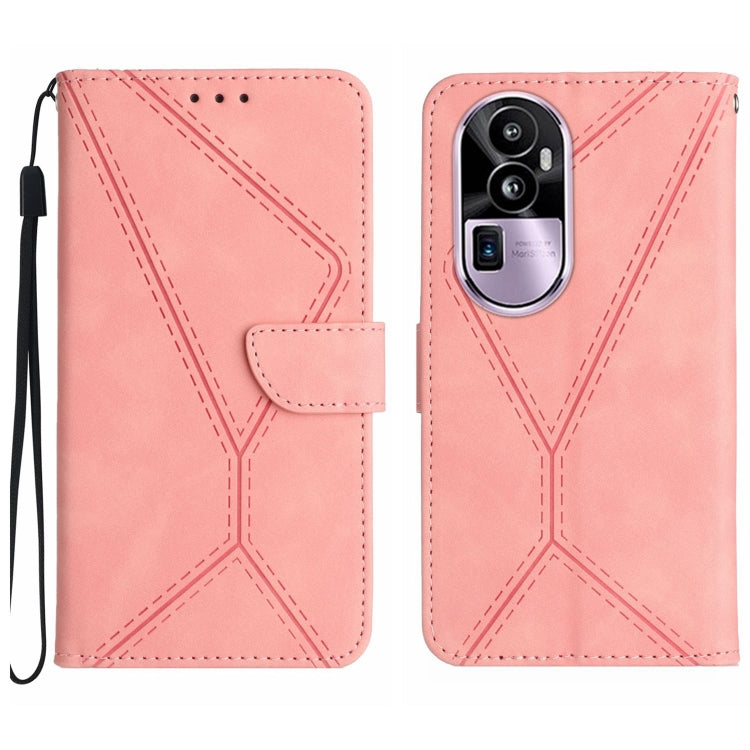 Stitching Embossed Leather Phone Case