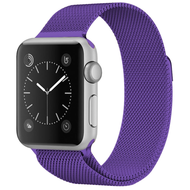 For Apple Watch Series Milanese Loop Magnetic Stainless Steel Watchband, 5 &amp; 4 40mm / 3 &amp; 2 &amp; 1 38mm, 5 &amp; 4 44mm / 3 &amp; 2 &amp; 1 42mm