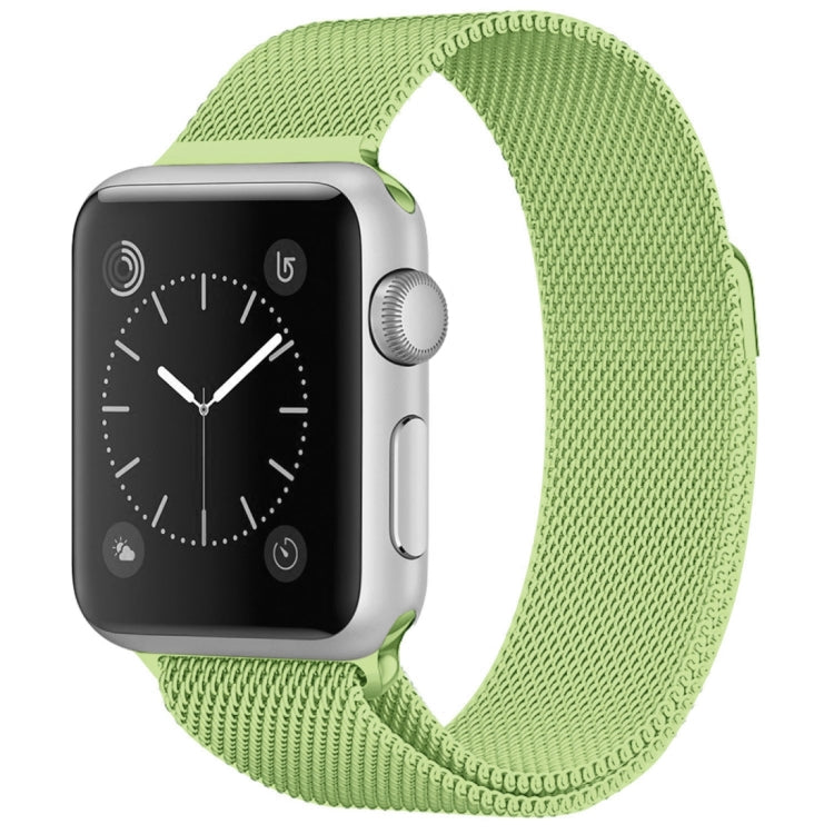 For Apple Watch Series Milanese Loop Magnetic Stainless Steel Watchband, 5 &amp; 4 40mm / 3 &amp; 2 &amp; 1 38mm, 5 &amp; 4 44mm / 3 &amp; 2 &amp; 1 42mm