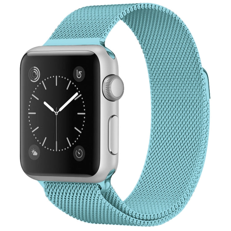 For Apple Watch Series Milanese Loop Magnetic Stainless Steel Watchband, 5 &amp; 4 40mm / 3 &amp; 2 &amp; 1 38mm, 5 &amp; 4 44mm / 3 &amp; 2 &amp; 1 42mm