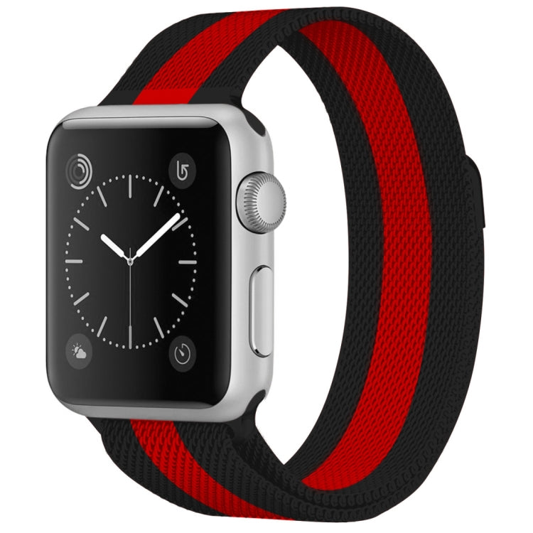 For Apple Watch Series Milanese Loop Magnetic Stainless Steel Watchband, 5 &amp; 4 40mm / 3 &amp; 2 &amp; 1 38mm, 5 &amp; 4 44mm / 3 &amp; 2 &amp; 1 42mm