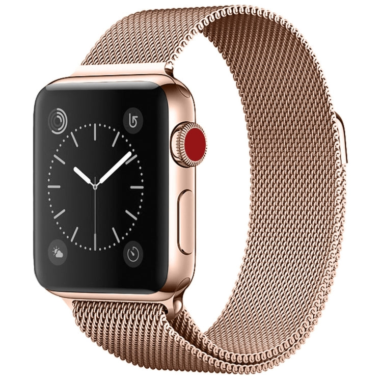 For Apple Watch Series Milanese Loop Magnetic Stainless Steel Watchband, 5 &amp; 4 40mm / 3 &amp; 2 &amp; 1 38mm, 5 &amp; 4 44mm / 3 &amp; 2 &amp; 1 42mm