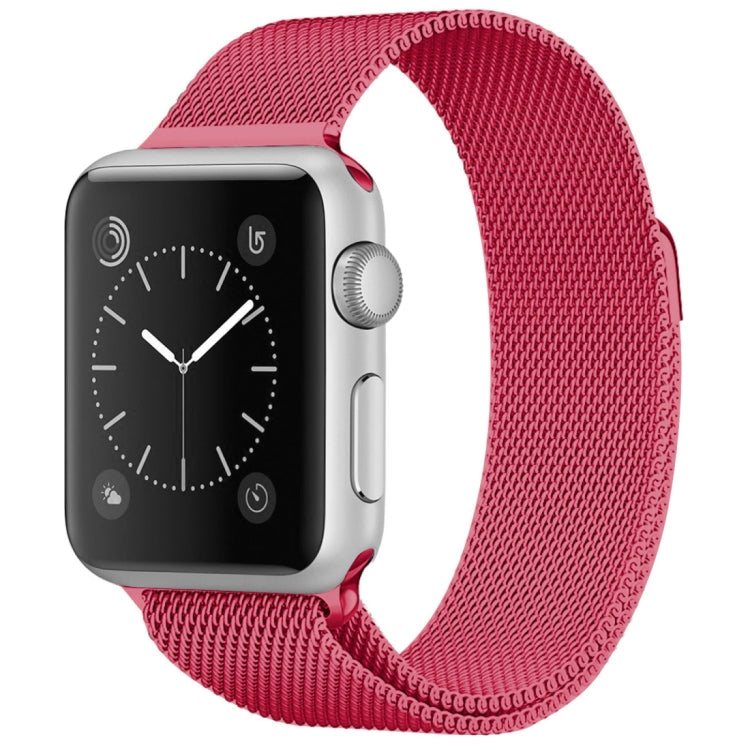 For Apple Watch Series Milanese Loop Magnetic Stainless Steel Watchband, 5 &amp; 4 40mm / 3 &amp; 2 &amp; 1 38mm, 5 &amp; 4 44mm / 3 &amp; 2 &amp; 1 42mm