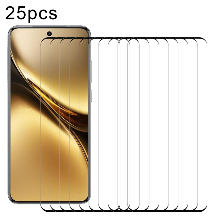 25pcs 3D Curved Edge Full Screen Tempered Glass Film, For vivo S20 Pro, For vivo Y300, For vivo X200, For vivo X200 Pro, For vivo V30 Lite ME / V30 SE, For vivo S17 Pro, For vivo S17, For vivo S17e