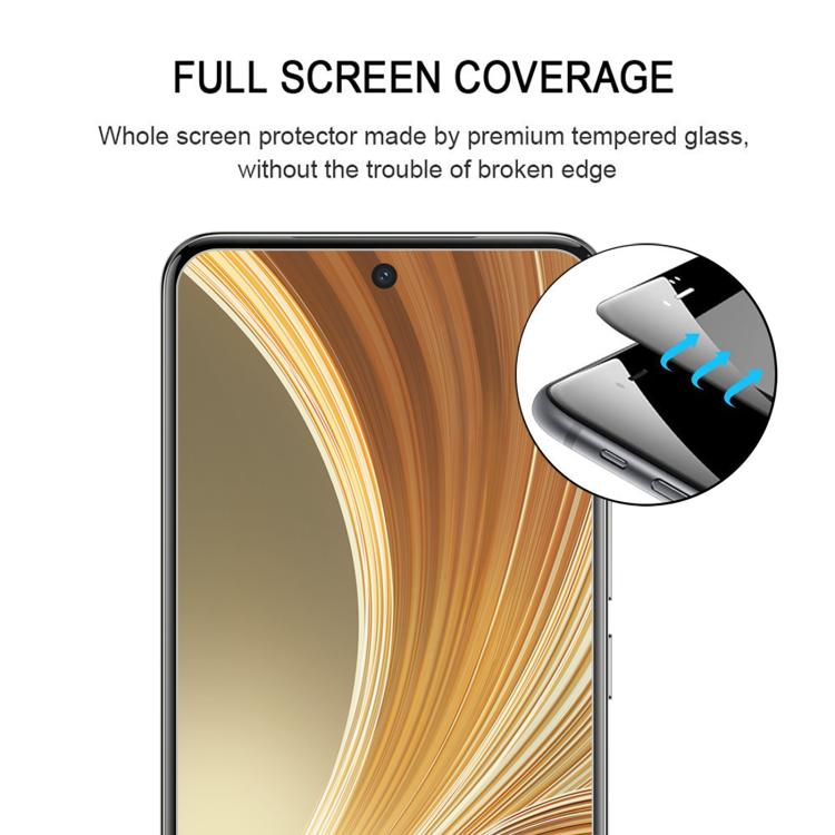 25pcs 3D Curved Edge Full Screen Tempered Glass Film, For vivo T4 Ultra 5G, For vivo Y400 Pro 5G, For vivo Y19s Pro 4G, For vivo Y300 Pro+, For vivo X200 Ultra, For vivo S20 Pro, For vivo Y300, For vivo X200, For vivo X200 Pro��������������������������...