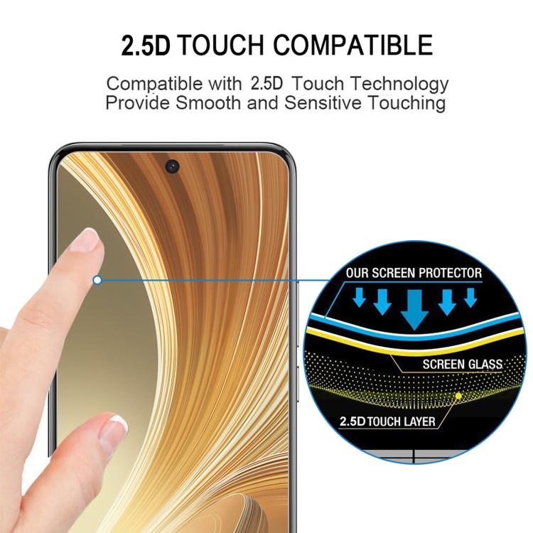 25pcs 3D Curved Edge Full Screen Tempered Glass Film, For vivo T4 Ultra 5G, For vivo Y400 Pro 5G, For vivo Y19s Pro 4G, For vivo Y300 Pro+, For vivo X200 Ultra, For vivo S20 Pro, For vivo Y300, For vivo X200, For vivo X200 Pro��������������������������...