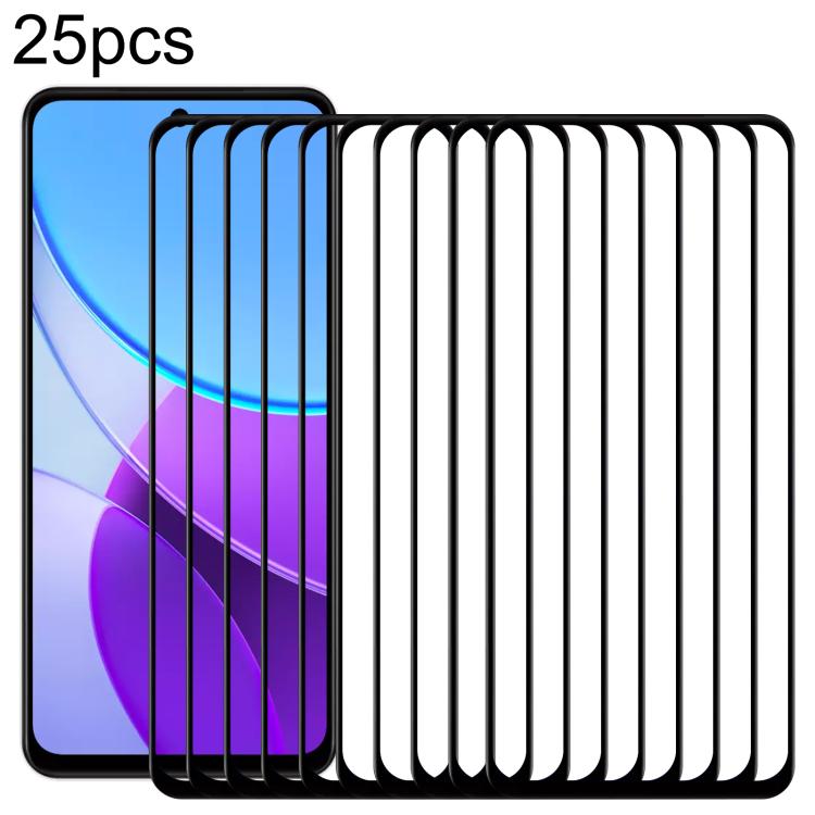 25pcs 3D Curved Edge Full Screen Tempered Glass Film