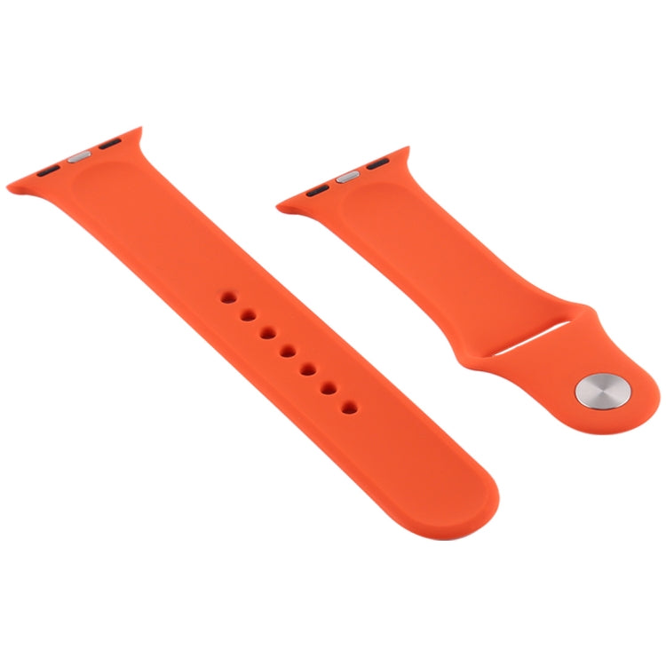 Silicone Watch Replacement Strap, Short Section (female), For Apple Watch Series 8&7 41mm / SE 2&6&SE&5&4 40mm / 3&2&1 38mm
