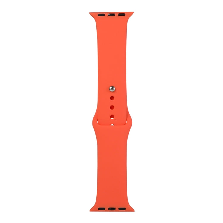 Silicone Watch Replacement Strap, Short Section (female), For Apple Watch Series 8&7 41mm / SE 2&6&SE&5&4 40mm / 3&2&1 38mm
