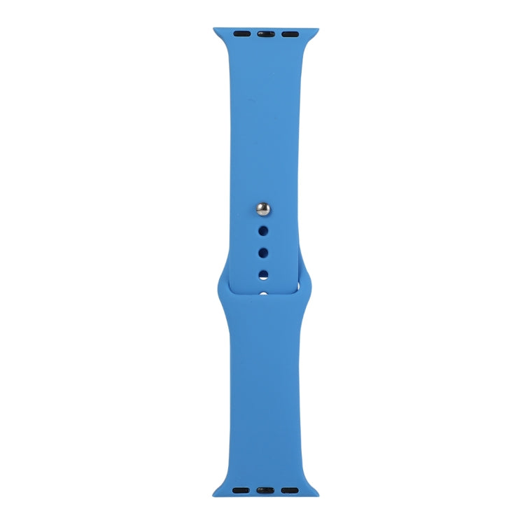 Silicone Watch Replacement Strap, Short Section (female), For Apple Watch Series 8&7 41mm / SE 2&6&SE&5&4 40mm / 3&2&1 38mm