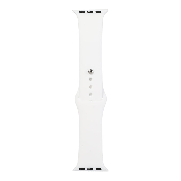 Silicone Watch Replacement Strap, Short Section (female), For Apple Watch Series 8&7 41mm / SE 2&6&SE&5&4 40mm / 3&2&1 38mm